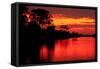 Angkor Sunset I-Erin Berzel-Framed Stretched Canvas