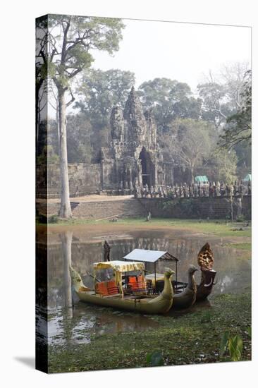 Angkor Thom Founded by King Jayavarman Vii, Cambodia-Dennis Brack-Stretched Canvas