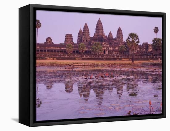 Angkor Wat, Angkor, Unesco World Heritage Site, Siem Reap, Cambodia, Indochina, Southeast Asia Asia-Jochen Schlenker-Framed Stretched Canvas