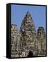Angkor Wat Archaeological Park, Siem Reap, Cambodia, Indochina, Southeast Asia-Julio Etchart-Framed Stretched Canvas