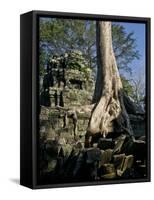 Angkor Wat Archaeological Park, Siem Reap, Cambodia, Indochina, Southeast Asia-Julio Etchart-Framed Stretched Canvas