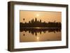 Angkor Wat at Sunrise, Angkor Wat Temple Complex UNESCO World Heritage Site, Angkor-Stephen Studd-Framed Photographic Print