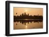 Angkor Wat at Sunrise, Angkor Wat Temple Complex UNESCO World Heritage Site, Angkor-Stephen Studd-Framed Photographic Print