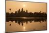 Angkor Wat at Sunrise, Angkor Wat Temple Complex UNESCO World Heritage Site, Angkor-Stephen Studd-Mounted Photographic Print