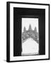 Angkor Wat Doorway View, Cambodia-Walter Bibikow-Framed Premium Photographic Print