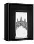 Angkor Wat Doorway View, Cambodia-Walter Bibikow-Framed Stretched Canvas