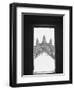 Angkor Wat Doorway View, Cambodia-Walter Bibikow-Framed Photographic Print