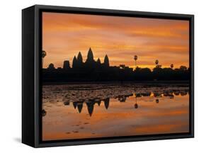Angkor Wat, Siem Reap, Cambodia-Walter Bibikow-Framed Stretched Canvas