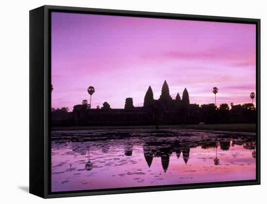 Angkor Wat, Siem Reap, Cambodia-Walter Bibikow-Framed Stretched Canvas