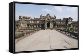 Angkor Wat Temple, 12th Century, Khmer, Siem Reap, Cambodia-Robert Harding-Framed Stretched Canvas