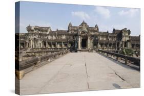 Angkor Wat Temple, 12th Century, Khmer, Siem Reap, Cambodia-Robert Harding-Stretched Canvas