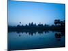 Angkor Wat Temple and Moon, Angkor Temples, UNESCO World Heritage Site, Siem Reap, Cambodia-Matthew Williams-Ellis-Mounted Photographic Print