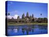 Angkor Wat Temple, Angkor, Cambodia-Angelo Cavalli-Stretched Canvas