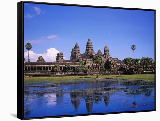 Angkor Wat Temple, Angkor, Cambodia-Angelo Cavalli-Framed Stretched Canvas