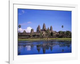 Angkor Wat Temple, Angkor, Cambodia-Angelo Cavalli-Framed Photographic Print