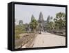 Angkor Wat Temple, Angkor, Siem Reap, Cambodia, Indochina, Southeast Asia-Robert Harding-Framed Stretched Canvas