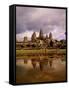 Angkor Wat temple, Cambodia, Asia-Angelo Cavalli-Framed Stretched Canvas