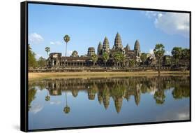 Angkor Wat Temple Complex, Angkor World Heritage Site, Siem Reap, Cambodia-David Wall-Framed Stretched Canvas