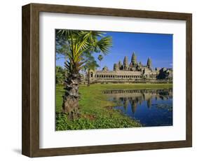 Angkor Wat, Temple in the Evening, Angkor, Siem Reap, Cambodia-Gavin Hellier-Framed Photographic Print