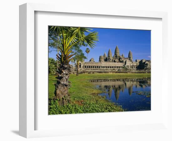 Angkor Wat, Temple in the Evening, Angkor, Siem Reap, Cambodia-Gavin Hellier-Framed Photographic Print