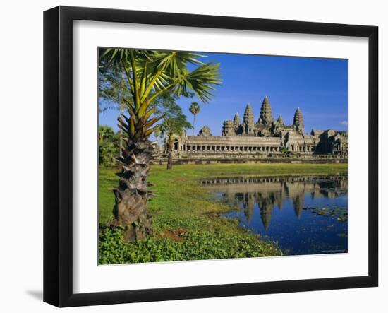 Angkor Wat, Temple in the Evening, Angkor, Siem Reap, Cambodia-Gavin Hellier-Framed Photographic Print