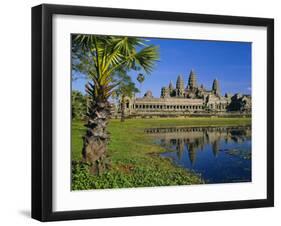 Angkor Wat, Temple in the Evening, Angkor, Siem Reap, Cambodia-Gavin Hellier-Framed Photographic Print