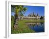 Angkor Wat, Temple in the Evening, Angkor, Siem Reap, Cambodia-Gavin Hellier-Framed Photographic Print