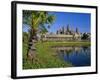 Angkor Wat, Temple in the Evening, Angkor, Siem Reap, Cambodia-Gavin Hellier-Framed Photographic Print