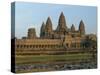 Angkor Wat Temple in the Evening, Siem Reap, Cambodia, Indochina, Southeast Asia-Gavin Hellier-Stretched Canvas