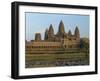 Angkor Wat Temple in the Evening, Siem Reap, Cambodia, Indochina, Southeast Asia-Gavin Hellier-Framed Photographic Print