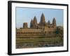 Angkor Wat Temple in the Evening, Siem Reap, Cambodia, Indochina, Southeast Asia-Gavin Hellier-Framed Photographic Print