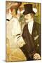 Anglais at Moulin Rouge-Henri de Toulouse-Lautrec-Mounted Art Print