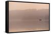 Angler in the Fog-Benjamin Engler-Framed Stretched Canvas