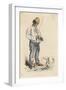 Angler on the Seine-Monnier-Framed Art Print