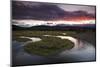 Angler Rob Wood on the South Fork River, Montana-Adam Barker-Mounted Photographic Print