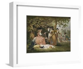 Anglers' Repast, 1789, (1902)-William Ward-Framed Giclee Print