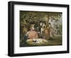 Anglers' Repast, 1789, (1902)-William Ward-Framed Giclee Print