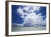 Anglers Walk to the Outer Reef of St. Francois Atoll, Seychelles-Matt Jones-Framed Photographic Print