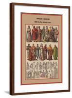 Angles and Saxons XIII on the British Isles-Friedrich Hottenroth-Framed Art Print