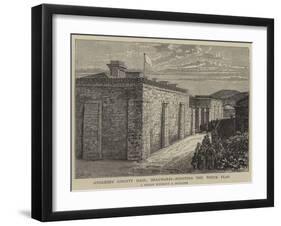 Anglesey County Gaol, Beaumaris, Hosting the White Flag-William Henry James Boot-Framed Giclee Print