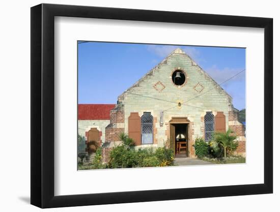 Anglican Church, Liberta Village, Antigua, Leeward Islands, West Indies, Caribbean, Central America-Bruno Barbier-Framed Photographic Print