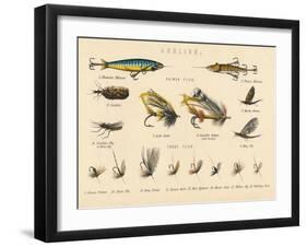 Angling, C20th Century-null-Framed Giclee Print