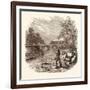 Angling, Fishing, Water, Fish, Fisherman, Bait, River, Angler, Man, Fisher-null-Framed Giclee Print