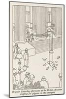 Angling for Pigeons-William Heath Robinson-Mounted Art Print