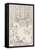 Angling for Pigeons-William Heath Robinson-Framed Stretched Canvas