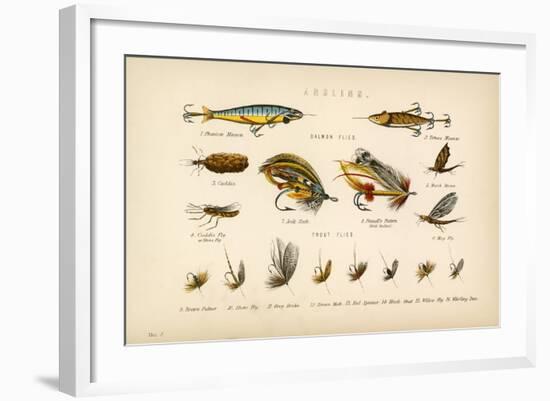 Angling-English School-Framed Giclee Print