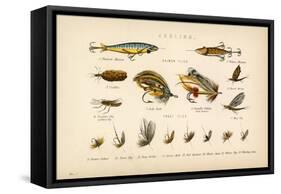 Angling-English School-Framed Stretched Canvas