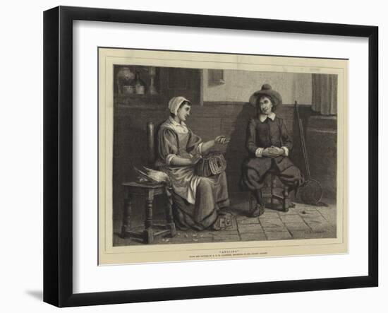 Angling-Arthur C. H. Luxmoore-Framed Giclee Print