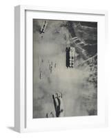 Anglo-American Incendiary Bombs Fall on Hamburg, 1942-45-null-Framed Giclee Print