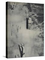 Anglo-American Incendiary Bombs Fall on Hamburg, 1942-45-null-Stretched Canvas